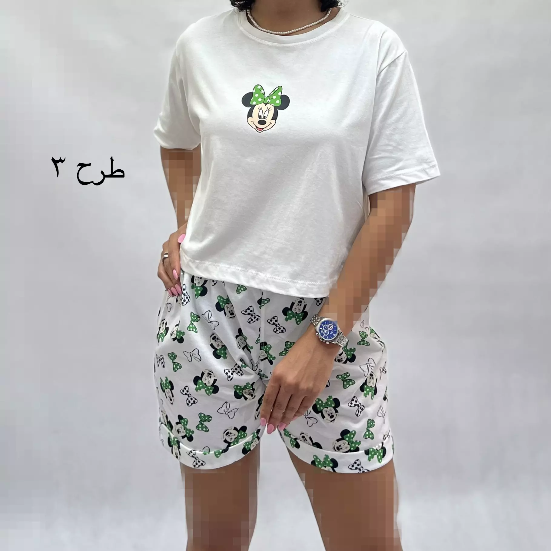 ست تیشرت و شورتک عروسکی 00812376023